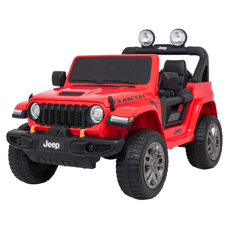 Elektrické autíčko Jeep Wrangler Rubicon Lift 4x4, 24V - červené